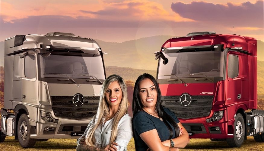 Mercedes-Benz lança ação para conscientizar a sociedade sobre a importância da participação das mulheres no transporte