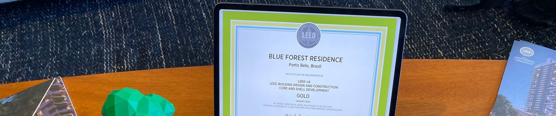 Blue Forest é o primeiro empreendimento residencial de Santa Catarina a receber o selo internacional de sustentabilidade