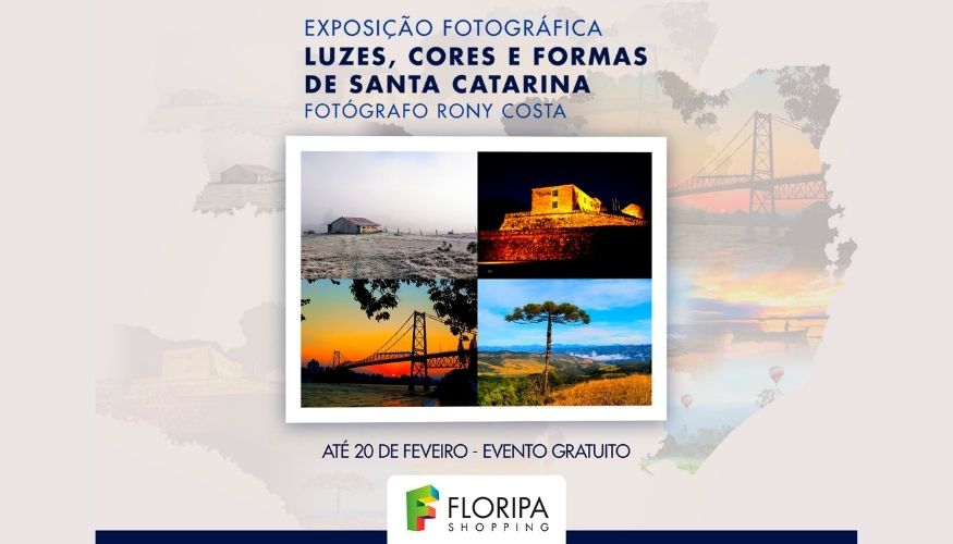 O Estado de Santa Catarina nas diferentes estações agora pode ser visto em exposição fotográfica no Floripa Shopping