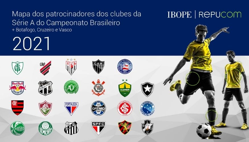 IBOPE | Confira o Mapa do patrocínio de uniformes de futebol no Brasil em 2021