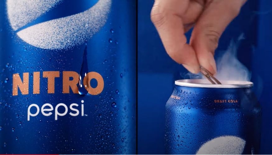 Pepsi apresenta bebida com infusão de nitrogênio
