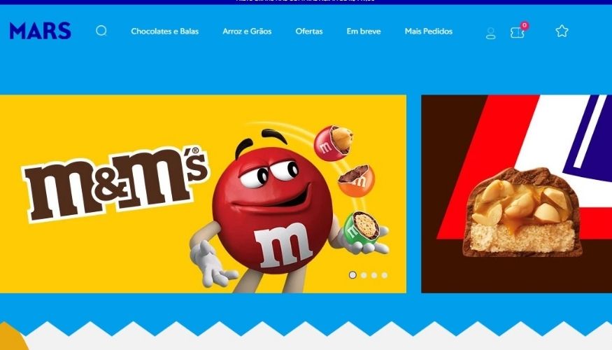 Mars lança e-commerce próprio no Brasil