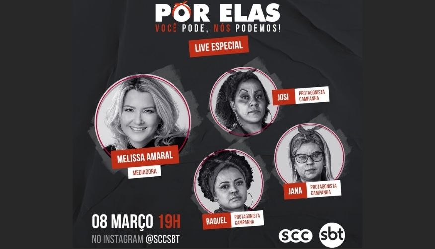 Live do SCC SBT: Empoderamento das mulheres como uma das formas de combater a violência