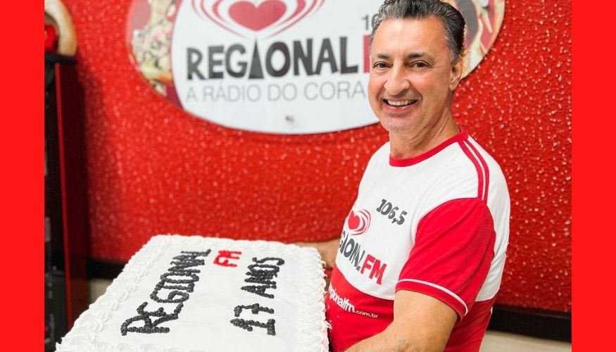 Regional FM completa 17 anos no ar com audiência consolidada