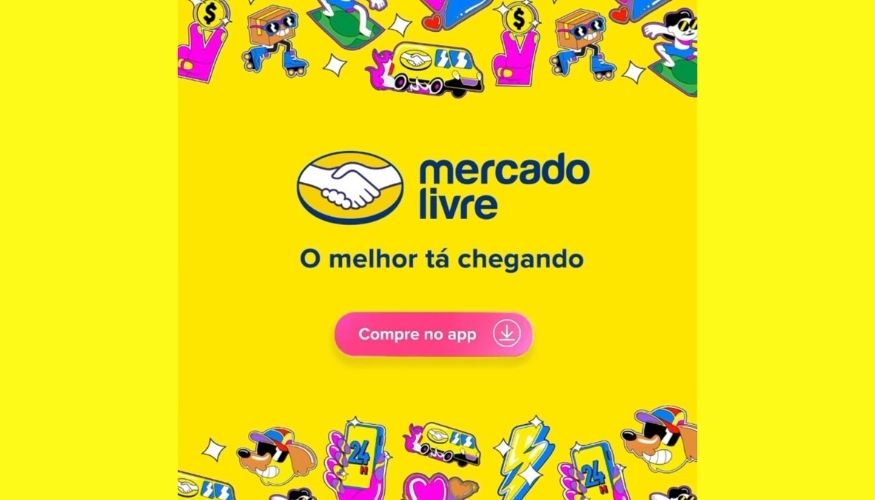 Mercado Livre solta as mãos e muda logo