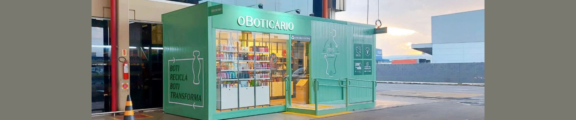 O Boticário inaugura amanhã, 20, sua 1ª loja sustentável em Itajaí