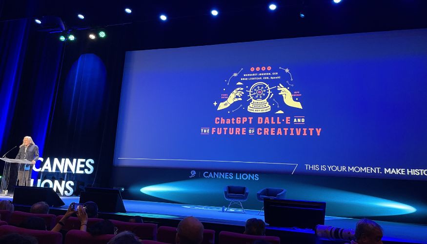 O ChatGPT vai roubar o seu emprego? O COO no Cannes Lions diz que não.