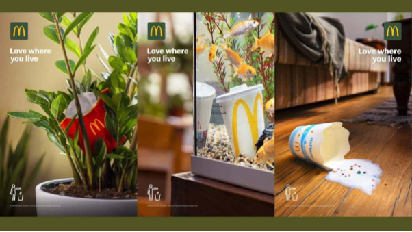 A conscientização do McDonald's sobre as embalagens dos seus produtos