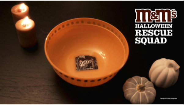 Recargas de emergência é a nova ação M&M para o Halloween