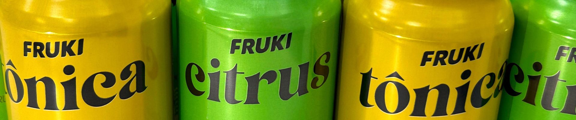 Fruki renova embalagens de Tônica e Citrus