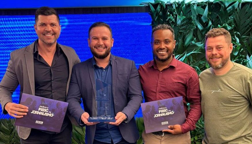 NSC conquista três Prêmios Fiesc de Jornalismo
