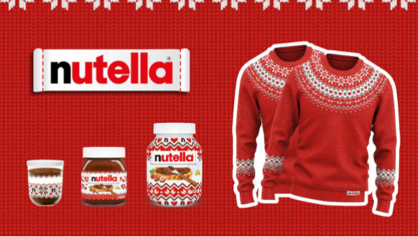 Nutella no Natal quer que consumidores compartilhem amor