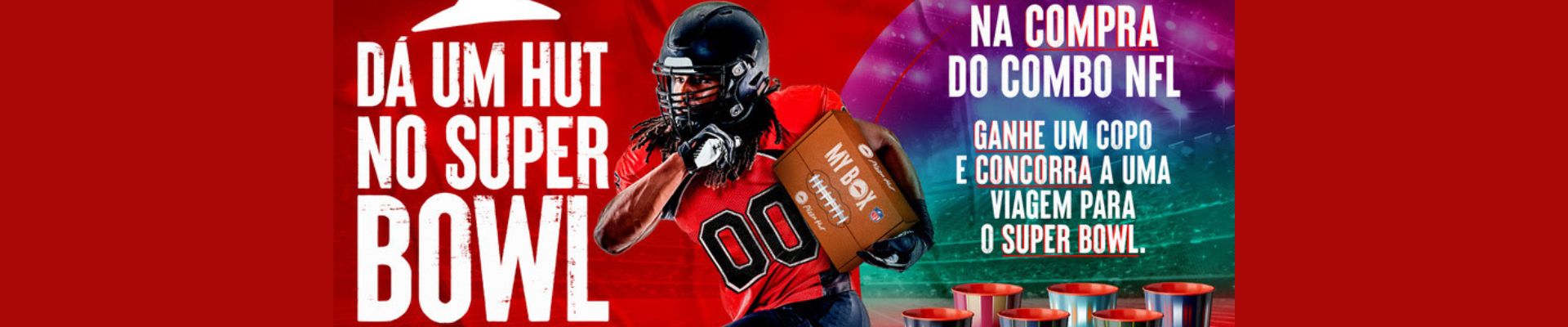 Pizza Hut lança campanha para levar os fãs da NFL ao Super Bowl, em Las Vegas