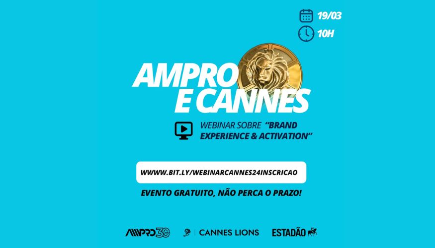 AMPRO e Cannes Lions realizam evento sobre como elaborar uma inscrição para o Prêmio