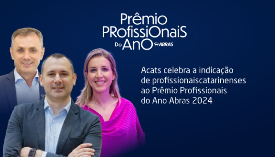 Abras 2024: Acats celebra indicação de profissionais catarinenses