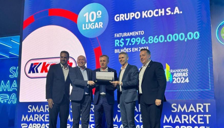 Grupo Koch é reconhecido como a 10ª maior rede supermercadista do Brasil