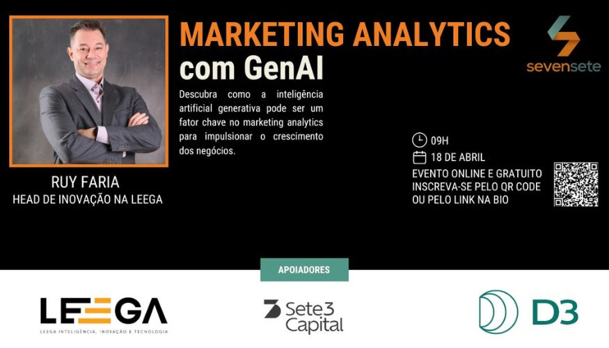 Leega realiza webinar gratuito sobre o uso de Inteligência Artificial Generativa em Marketing Analytics