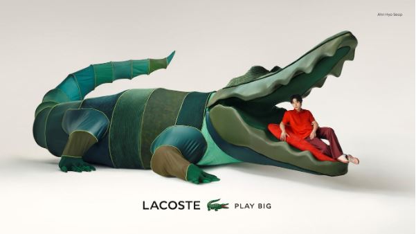 A nova campanha da Lacoste que destaca a arte e iconicidade