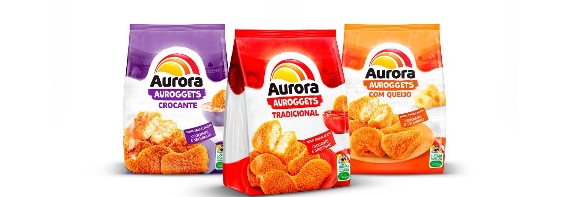 Aurora apresenta sua nova linha de  empanados e novas embalagens