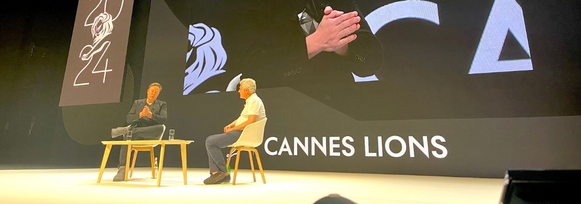 CEO da WPP, Mark Read, entrevista Elon Musk no Cannes Lions