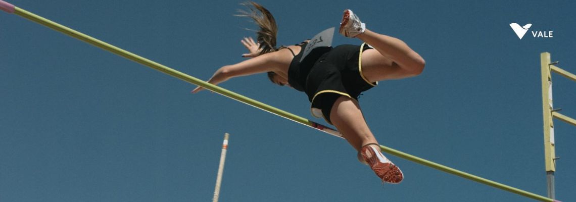 Vale destaca a presença dos minerais nos esportes em nova campanha