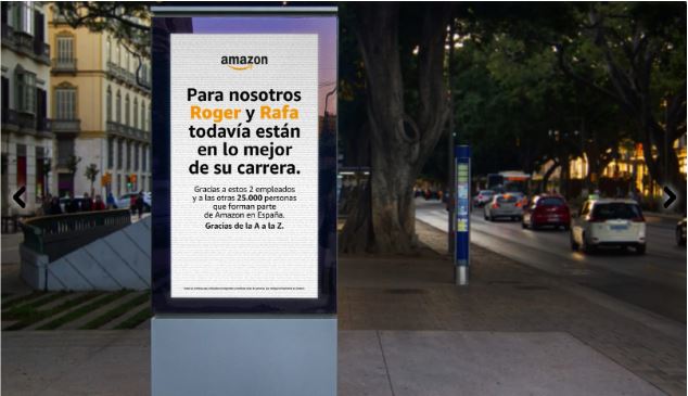 A divertida campanha da Amazon que traz um agradecimento diferente aos seus funcionários A divertida campanha da Amazon que traz um agradecimento diferente aos seus funcionários