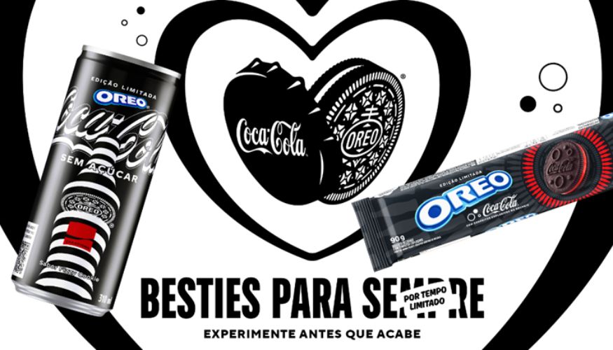 Coca-Cola e OREO anunciam lançamento de bebida e biscoito em edição limitada