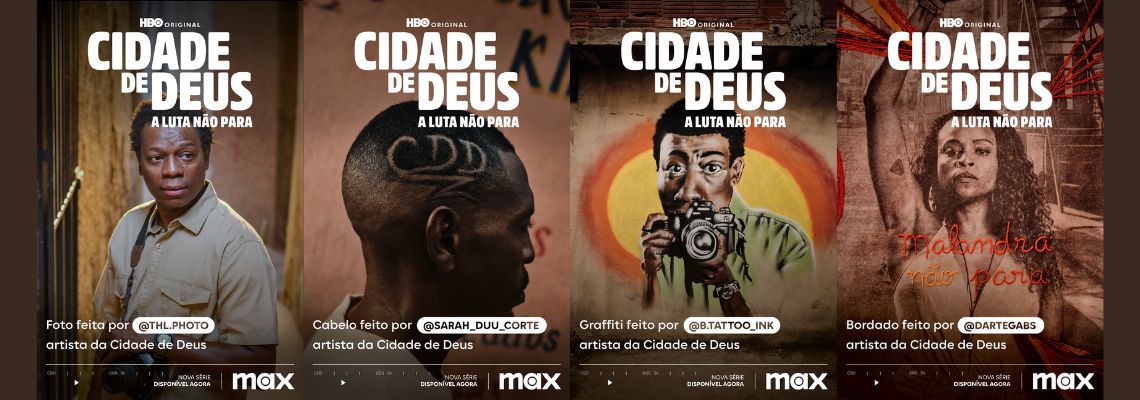 Campanha de Cidade de Deus conta com collab de artistas da comunidade
