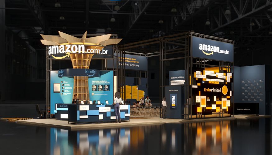 Amazon Brasil confia à BFerraz o espaço da Bienal do Livro pelo 3º ano consecutivo