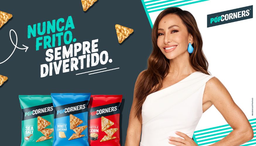 PopCorners escolhe Sabrina Sato para ser o rosto da marca no Brasil