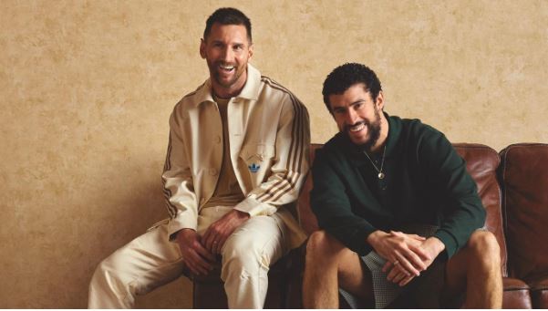 Coleção especial da Adidas Originals tem a união de Messi e Bad Bunny Coleção especial da Adidas Originals tem a união de Messi e Bad Bunny