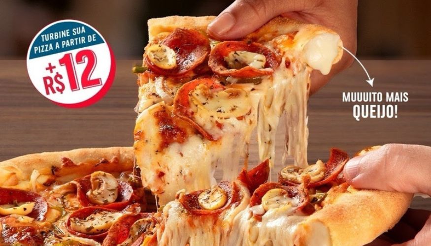 Domino’s lança novos sabores de borda recheada