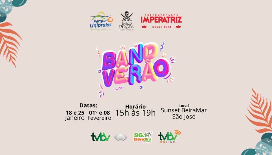 BAND VERÃO 2025 traz atividades para toda a família