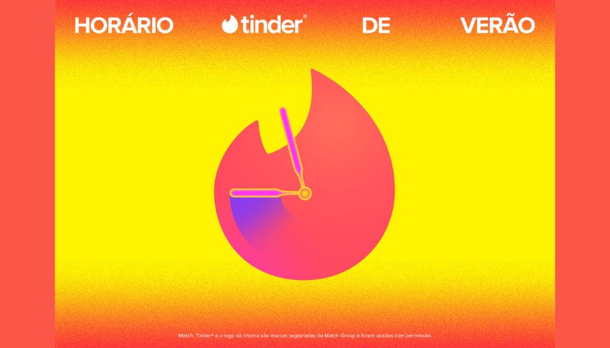 Tinder lança campanha pelo retorno do horário de verão