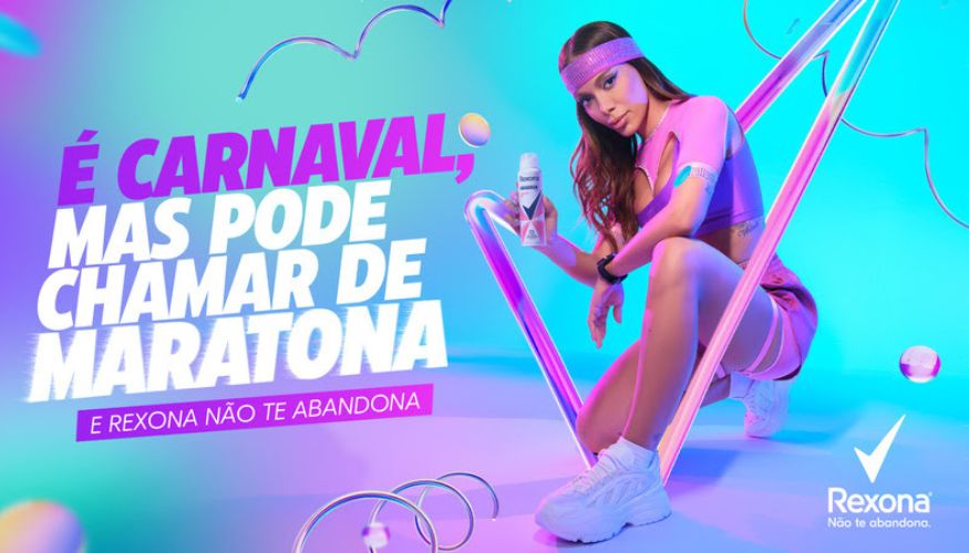 Rexona e Anitta se unem em parceria para nova campanha de Carnaval