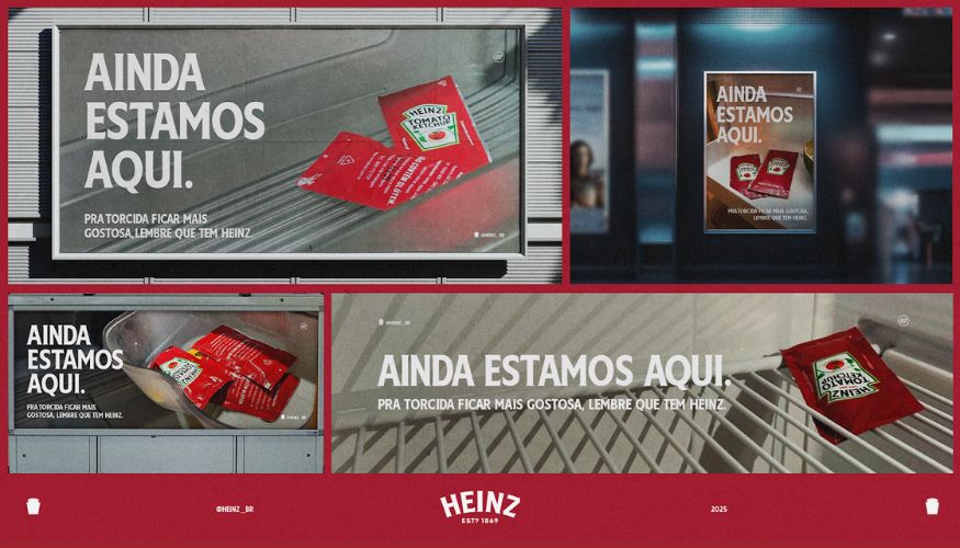 “Ainda estamos aqui”: Heinz promove itens de torcida para Oscar