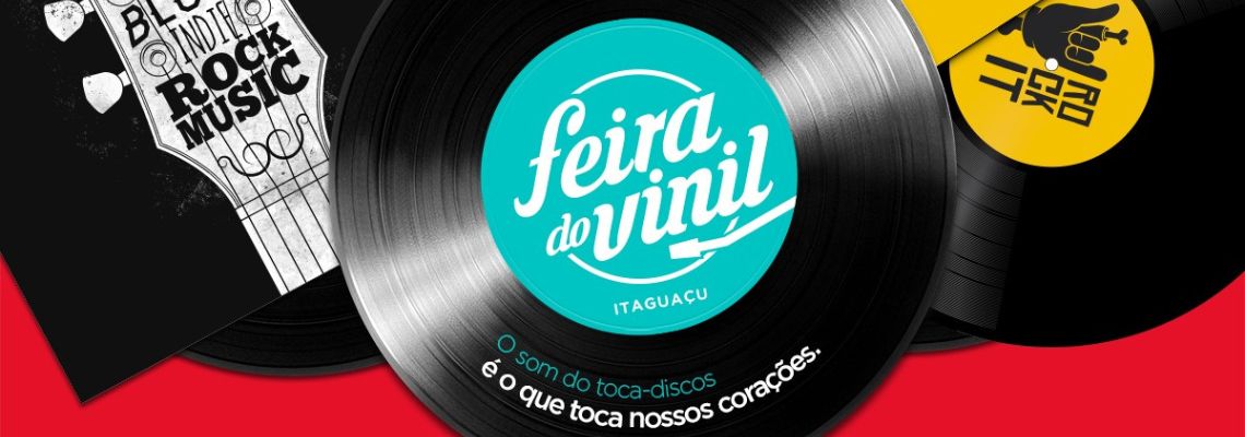Feira do Vinil oferece itens clássicos para colecionadores no Shopping Itaguaçu