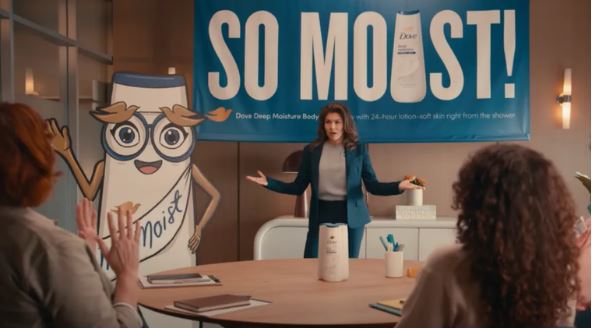 Dove traz, pela primeira vez, humor em sua campanha, que teve estreia no "Saturday Night Live"