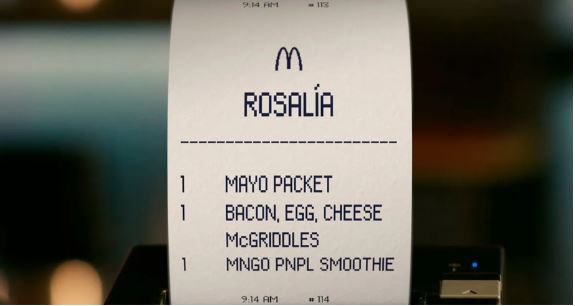 McDonald's sugere que celebridades tomem café da manhã em seu restaurante