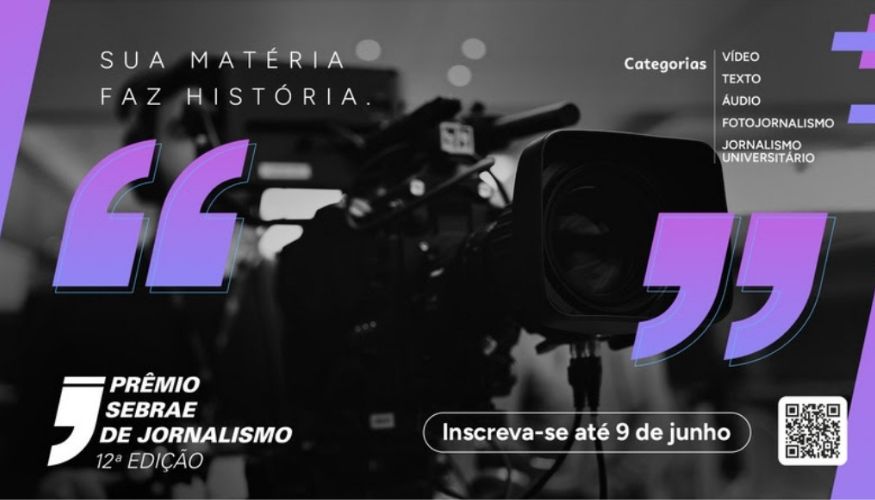 Prêmio Sebrae de Jornalismo abre inscrições