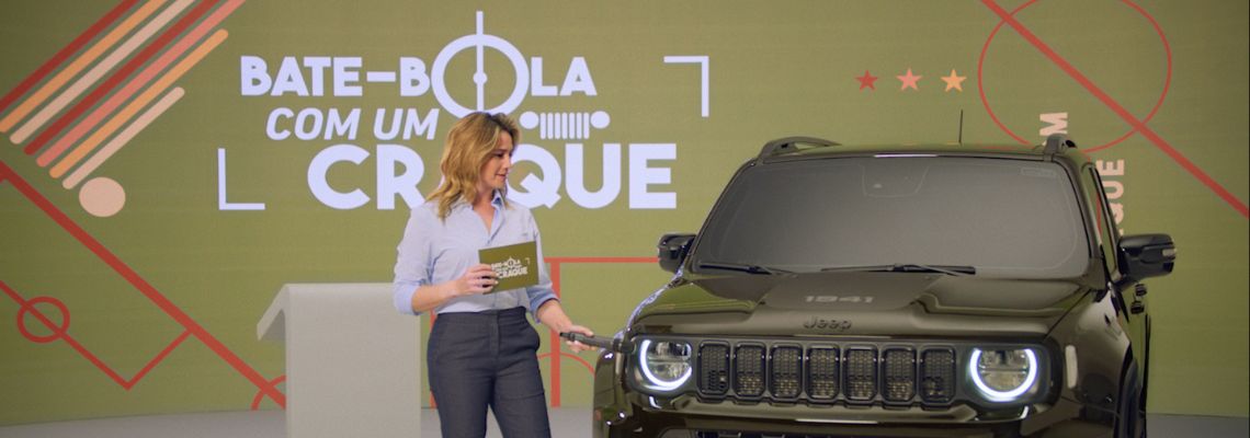 Renegade vira craque em campanha da Jeep com Fernanda Gentil