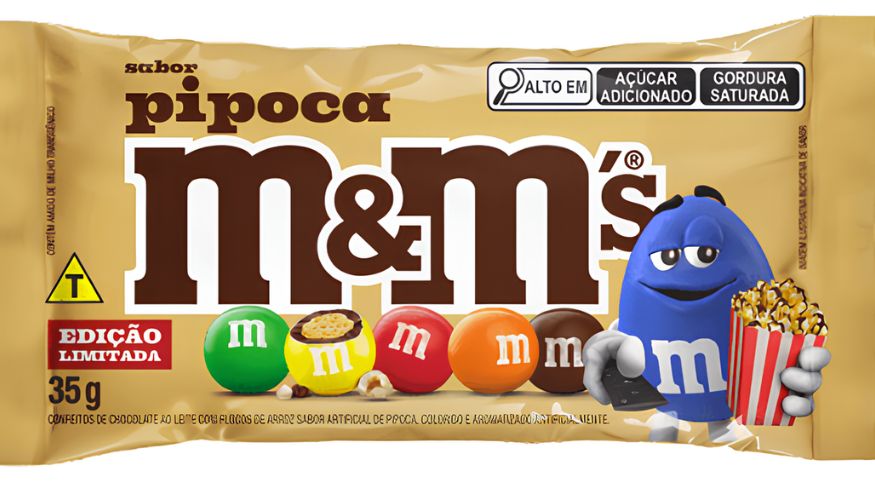 Com sabor Pipoca, M&M’s aposta em inovação e escuta do público para fortalecer portfólio