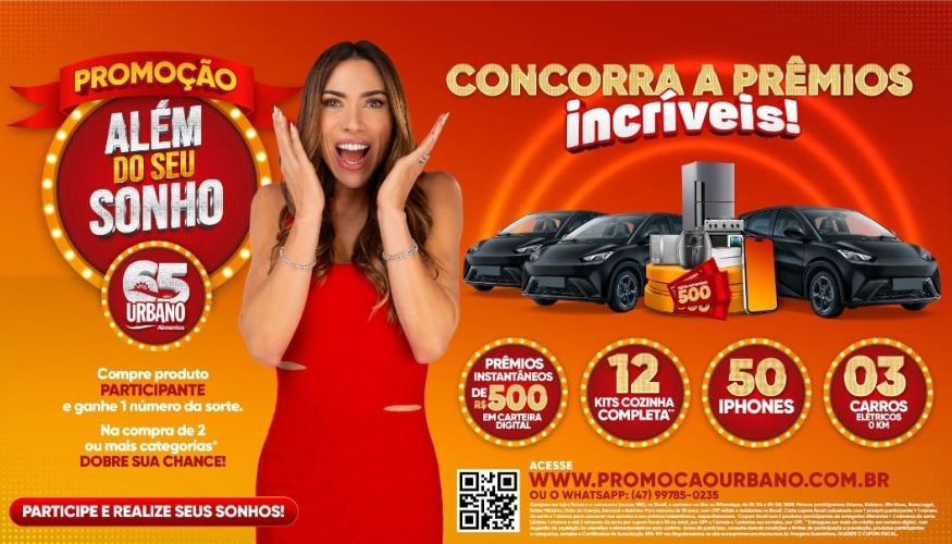 Urbano Alimentos completa 65 anos com nova campanha nacional