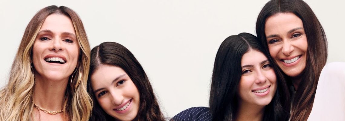 C&A lança campanha com Ingrid Guimarães e Mônica Martelli ao lado das filhas