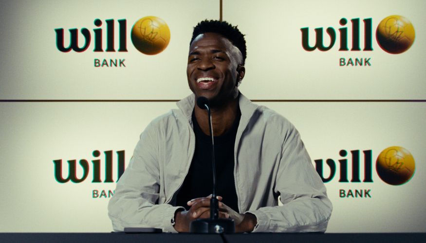 Vini Jr. é o novo rosto do will bank em campanha nacional