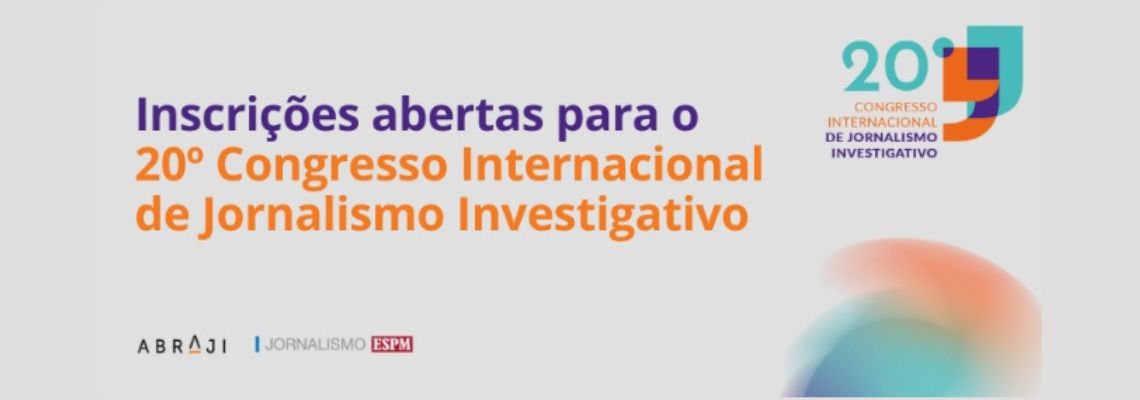 Congresso da Abraji chega à 20ª edição com foco em IA e mudanças climáticas