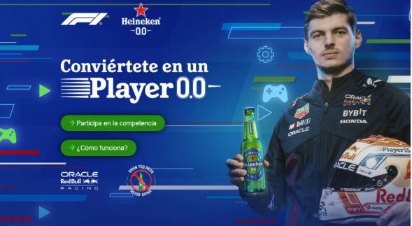 Relançamento de campanha global da Heineken 0.0 traz o piloto de Fórmula 1 Max Verstappen Relançamento de campanha global da Heineken 0.0 traz o piloto de Fórmula 1 Max Verstappen