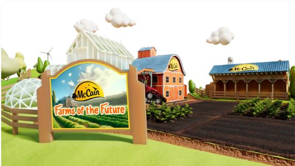McCain Foods cria jogo com realidade aumentada para falar sobre agricultura regenerativa McCain Foods cria jogo com realidade aumentada para falar sobre agricultura regenerativa