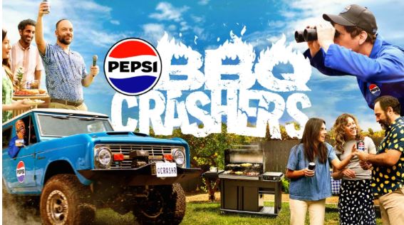 Pepsi foca no churrasco para tentar ficar livre da Coca-Cola Pepsi foca no churrasco para tentar ficar livre da Coca-Cola