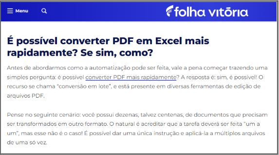 Organização por grupos de conteúdo Organização por grupos de conteúdo